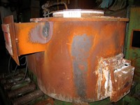 Fixed melting furnace FULMINA, natural gas, 300 kg